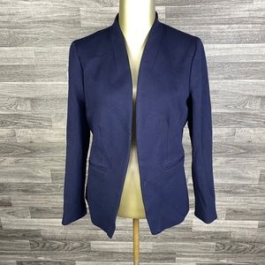 J.CREW 365 Open Style Blue Blazer Suit Jacket w/ Lining Women's Size 8T